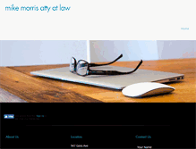 Tablet Screenshot of mikemorrislaw.com